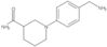 3-Piperidinecarboxamide, 1-[4-(aminomethyl)phenyl]-