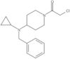 2-Chloro-1-[4-[cyclopropyl(phenylmethyl)amino]-1-piperidinyl]ethanone