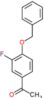 1-[4-(benzyloxy)-3-fluorophenyl]ethanone