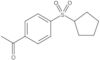 1-[4-(Cyclopentylsulfonyl)phenyl]ethanone