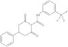 2,6-Dioxo-4-phenyl-N-[3-(trifluoromethyl)phenyl]cyclohexanecarboxamide