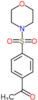 1-[4-(morpholin-4-ylsulfonyl)phenyl]ethanone