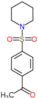 1-[4-(piperidin-1-ylsulfonyl)phenyl]ethanone