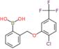 (2-{[2-chloro-5-(trifluoromethyl)phenoxy]methyl}phenyl)boronic acid