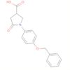 3-Pyrrolidinecarboxylic acid, 5-oxo-1-[4-(phenylmethoxy)phenyl]-