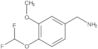 4-(Difluoromethoxy)-3-methoxybenzenemethanamine