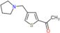 1-[4-(1-Pyrrolidinylmethyl)-2-thienyl]ethanone