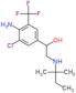 1-[4-amino-3-chloro-5-(trifluoromethyl)phenyl]-2-[(2-methylbutan-2-yl)amino]ethanol