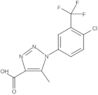 1H-1,2,3-Triazole-4-carboxylic acid, 1-[4-chloro-3-(trifluoromethyl)phenyl]-5-methyl-