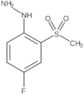 [4-Fluoro-2-(methylsulfonyl)phenyl]hydrazine