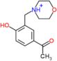 1-[4-hydroxy-3-(morpholin-4-ylmethyl)phenyl]ethanone