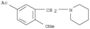 1-(5-acetyl-2-methoxybenzyl)piperidinium