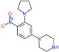 1-[4-nitro-3-(pyrrolidin-1-yl)phenyl]piperazine