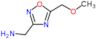 1-[5-(methoxymethyl)-1,2,4-oxadiazol-3-yl]methanamine