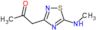 1-[5-(methylamino)-1,2,4-thiadiazol-3-yl]propan-2-one