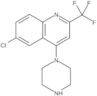 6-Chloro-4-(1-piperazinyl)-2-(trifluoromethyl)quinoline