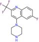 6-fluoro-4-piperazin-1-yl-2-(trifluoromethyl)quinoline