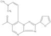 1-[7-[2-(Dimethylamino)ethenyl]-2-(2-furanyl)[1,2,4]triazolo[1,5-a]pyrimidin-6-yl]ethanon