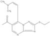 1-[7-[2-(Diméthylamino)éthényl]-2-(éthylthio)[1,2,4]triazolo[1,5-a]pyrimidin-6-yl]éthanone