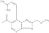 1-[7-[2-(Dimethylamino)ethenyl]-2-(methoxymethyl)[1,2,4]triazolo[1,5-a]pyrimidin-6-yl]ethanone