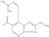 1-[7-[2-(Dimethylamino)ethenyl]-2-(methylthio)[1,2,4]triazolo[1,5-a]pyrimidin-6-yl]ethanone