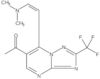 1-[7-[2-(Dimethylamino)ethenyl]-2-(trifluoromethyl)[1,2,4]triazolo[1,5-a]pyrimidin-6-yl]ethanone