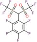 1-{bis[(trifluoromethyl)sulfonyl]methyl}-2,3,4,5,6-pentafluorobenzene