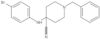 4-[(4-Bromophenyl)amino]-1-(phenylmethyl)-4-piperidinecarbonitrile