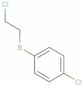 1-chloro-4-[(2-chloroethyl)thio]benzene