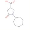 3-Pyrrolidinecarboxylic acid, 1-cycloheptyl-5-oxo-