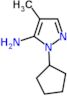 2-cyclopentyl-4-methyl-pyrazol-3-amine