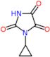 1-cyclopropylimidazolidine-2,4,5-trione