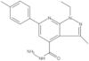1-Ethyl-3-methyl-6-(4-methylphenyl)-1H-pyrazolo[3,4-b]pyridine-4-carboxylic acid hydrazide