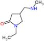 1-ethyl-4-(methylaminomethyl)pyrrolidin-2-one