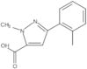 1-Methyl-3-(2-methylphenyl)-1H-pyrazole-5-carboxylic acid