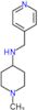 1-methyl-N-(pyridin-4-ylmethyl)piperidin-4-amine