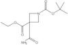 1-(1,1-Dimetiletil) 3-etil 3-(aminocarbonil)-1,3-azetidinedicarboxilato