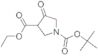 1-(1,1-Dimetiletil) 3-etile 4-osso-1,3-pirrolidindicarbossilato