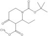 1-(1,1-Dimethylethyl) 3-methyl 2-ethyl-4-oxo-1,3-piperidinedicarboxylate