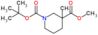 O1-tert-butyl O3-methyl 3-methylpiperidine-1,3-dicarboxylate