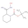 1-Piperidinecarboxylic acid, 2-[(hydroxyamino)iminomethyl]-,1,1-dimethylethyl ester