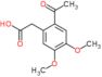 (2-acetyl-4,5-dimethoxyphenyl)acetic acid
