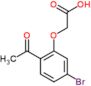 (2-acetyl-5-bromophenoxy)acetic acid