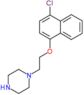 1-{2-[(4-chloronaphthalen-1-yl)oxy]ethyl}piperazine