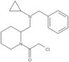 2-Chloro-1-[2-[[cyclopropyl(phenylmethyl)amino]methyl]-1-piperidinyl]ethanone