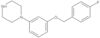 Piperazine, 1-[3-[(4-fluorophenyl)methoxy]phenyl]-