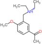 1-{3-[(diethylamino)methyl]-4-methoxyphenyl}ethanone