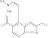 1-[7-[2-(Dimethylamino)ethenyl]-2-ethyl[1,2,4]triazolo[1,5-a]pyrimidin-6-yl]ethanone