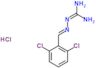 Hydrazinecarboximidamide, 2-[(2,6-dichlorophenyl)methylene]-, hydrochloride (1:1)