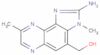 2-amino-4-hydroxymethyl-3,8-dimethylimidazo(4,5-f)quinoxaline